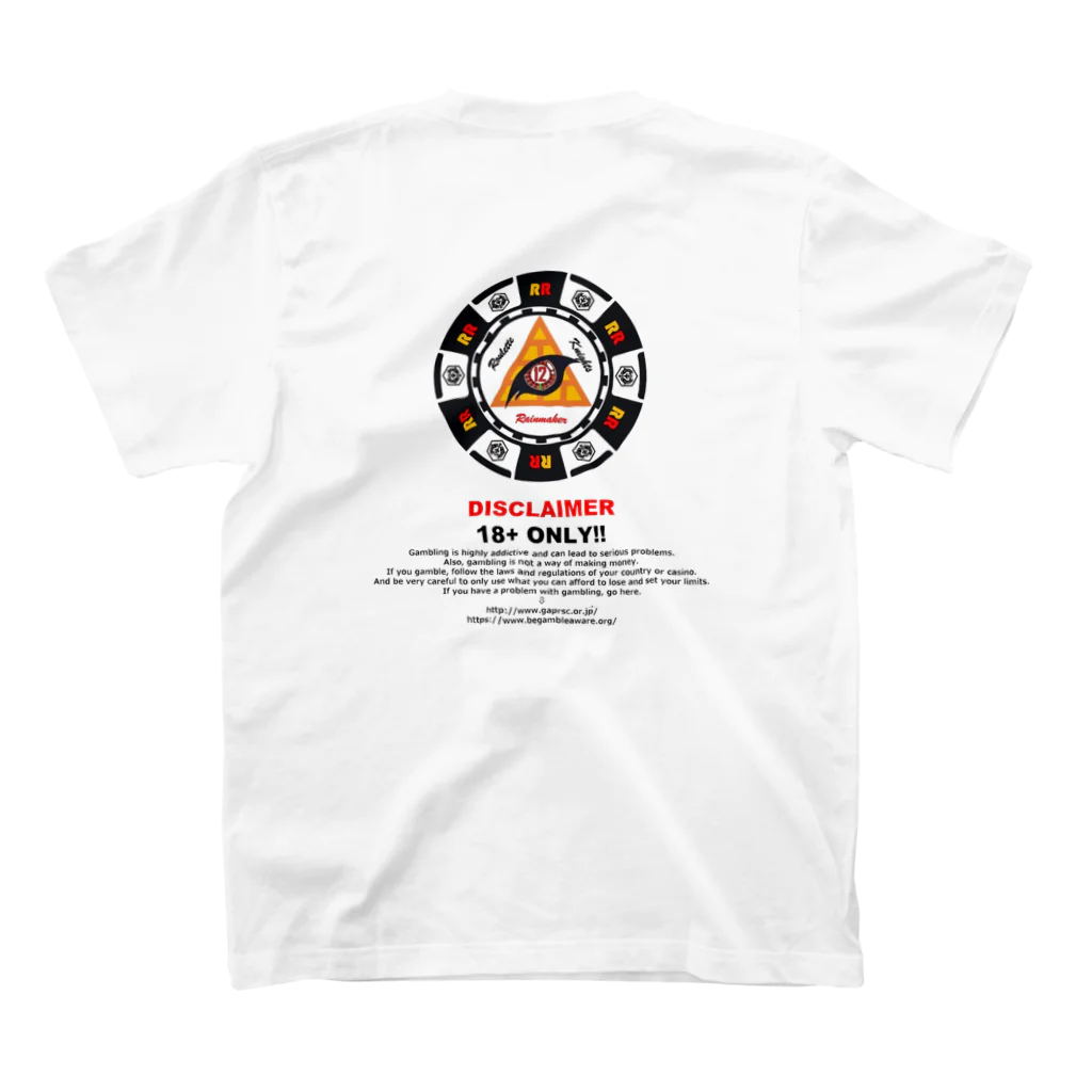 CASINOBOYのRoulette Knights スタンダードTシャツの裏面