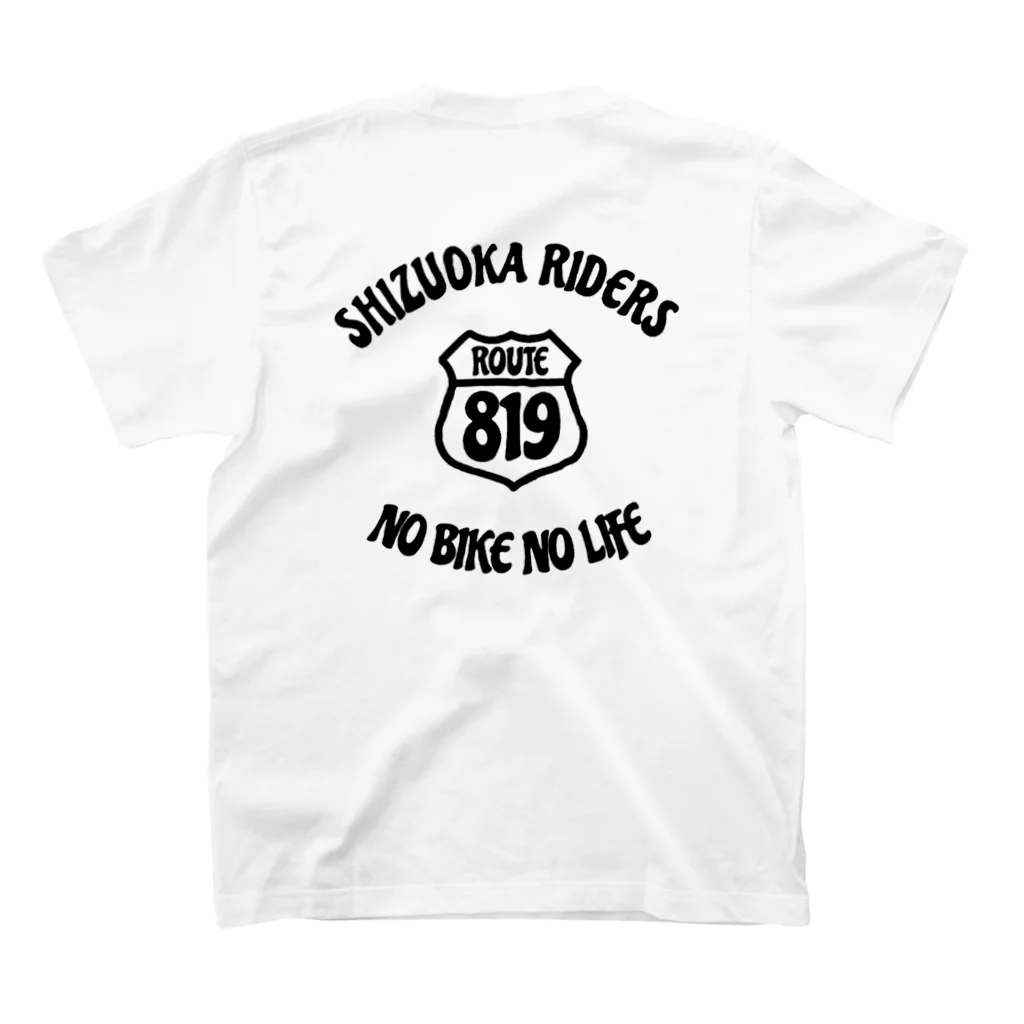 静岡ライダースの静岡ライダース　黒丸 Regular Fit T-Shirtの裏面