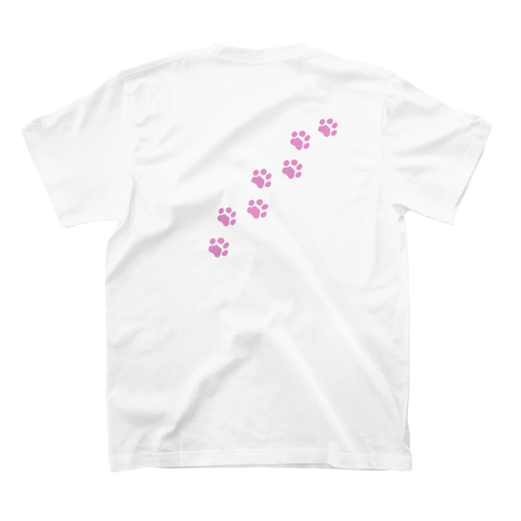 正-masa-の自宅警備猫(にゃーと) Regular Fit T-Shirtの裏面