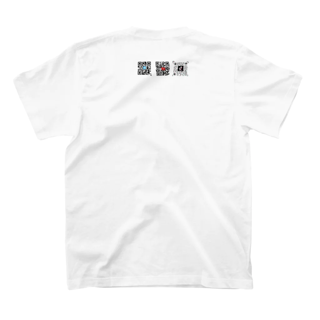 Lets go sauna サウ公/サウナーのQR全部のせ Regular Fit T-Shirtの裏面