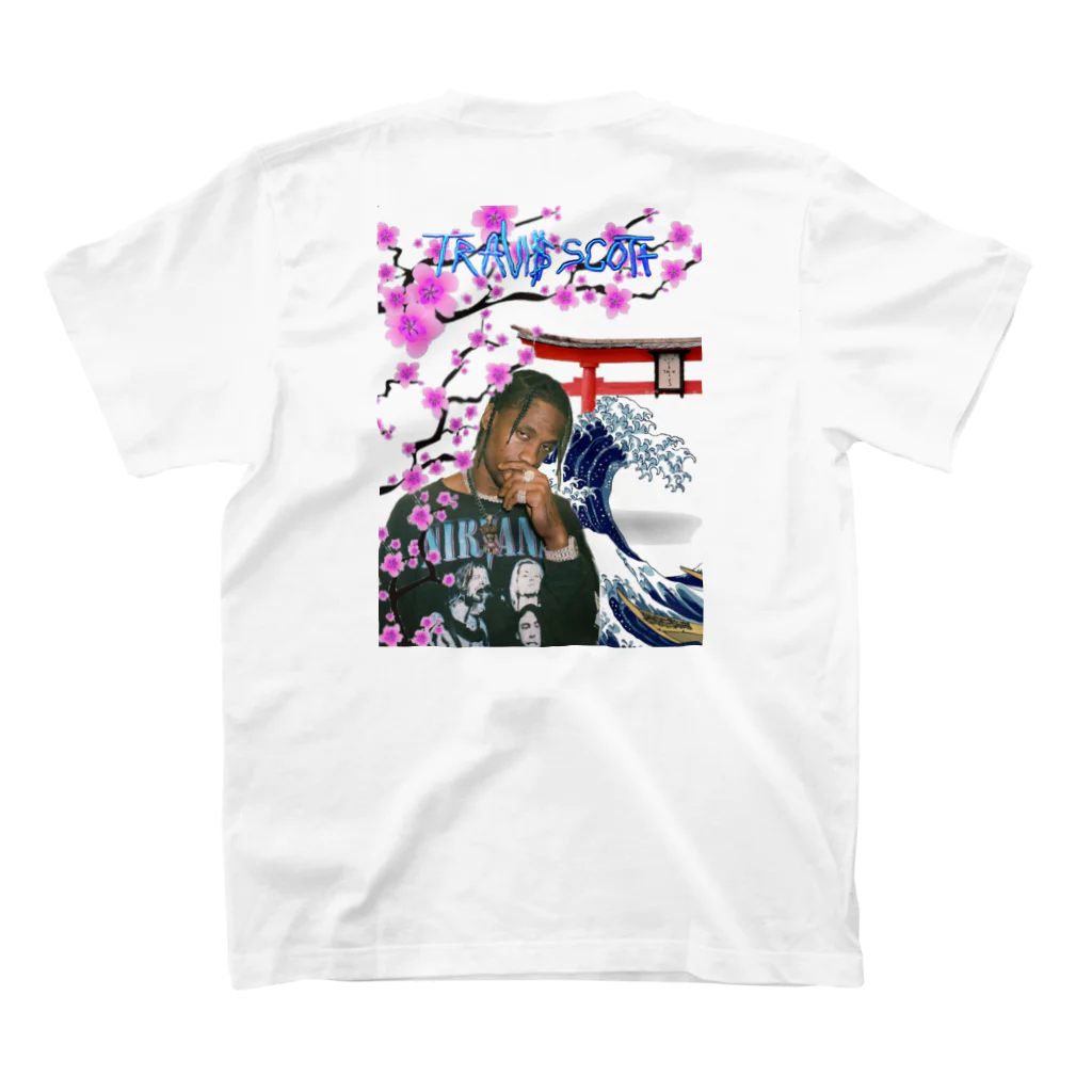 The LのTravis Scott / Rap tee   Regular Fit T-Shirtの裏面