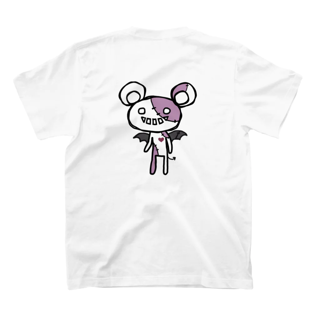 kuma.NFT🐻🐾のくまぞんび グリーン スタンダードTシャツの裏面