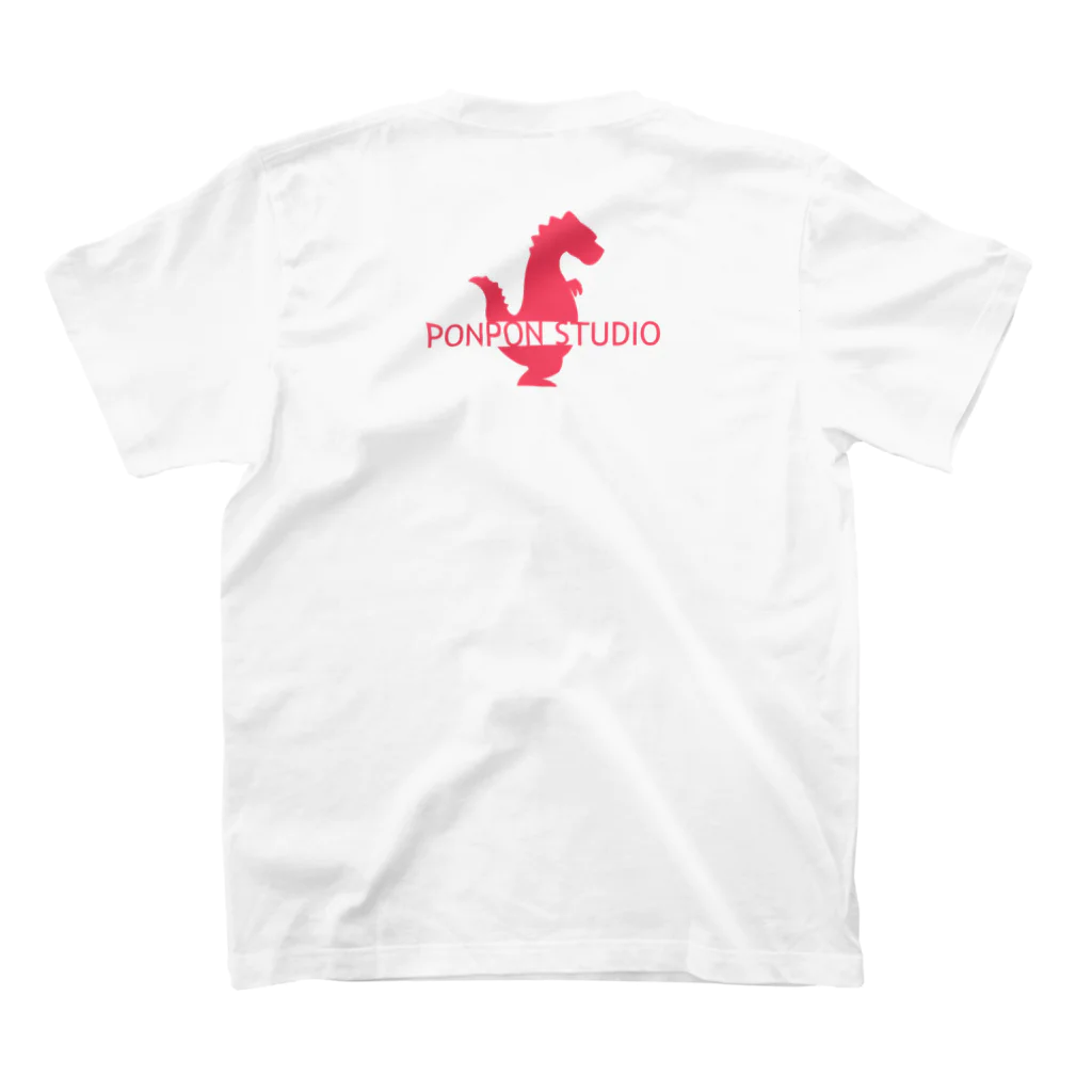 PONPON STUDIOのブル［PONPON FRIENDS SERIES］ Regular Fit T-Shirtの裏面