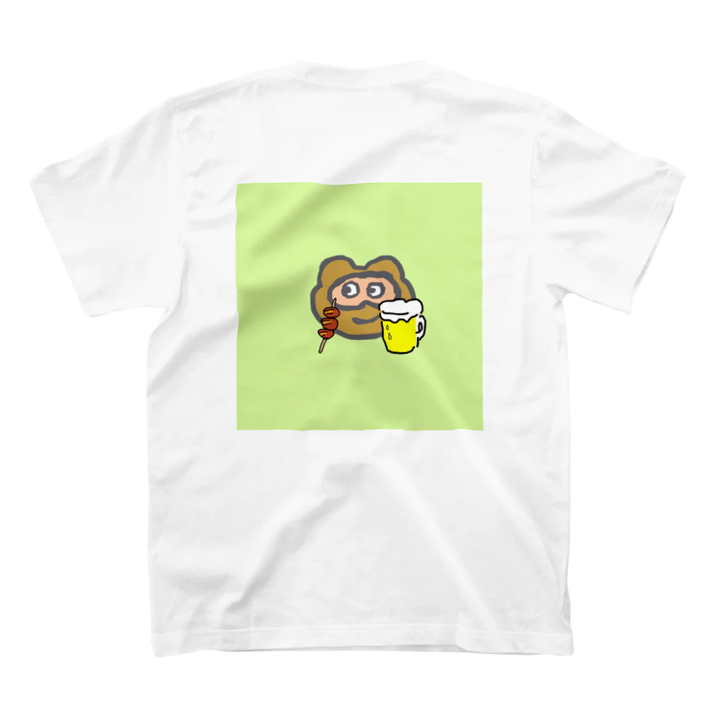 ptanuki vanguard artのold ptanuki #210 スタンダードTシャツの裏面