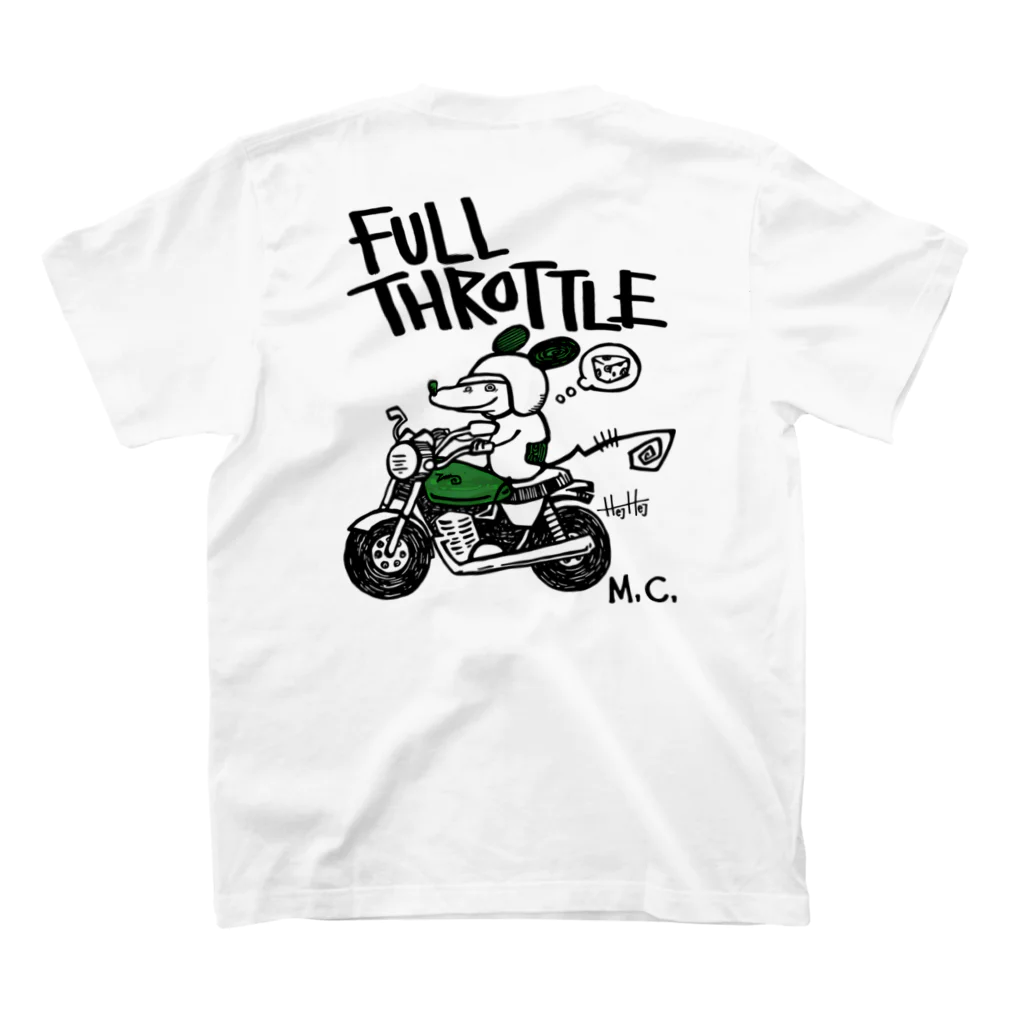 Hej-HejのVICTOR FULL THROTTLE スタンダードTシャツの裏面