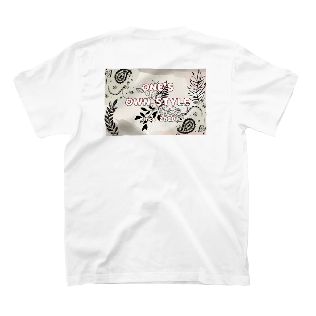 Tsukasa officialのpaisley original⭐︎ スタンダードTシャツの裏面