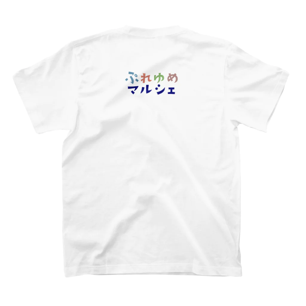 KAYO,s SHOPのぷゆまる（ブラック） スタンダードTシャツの裏面