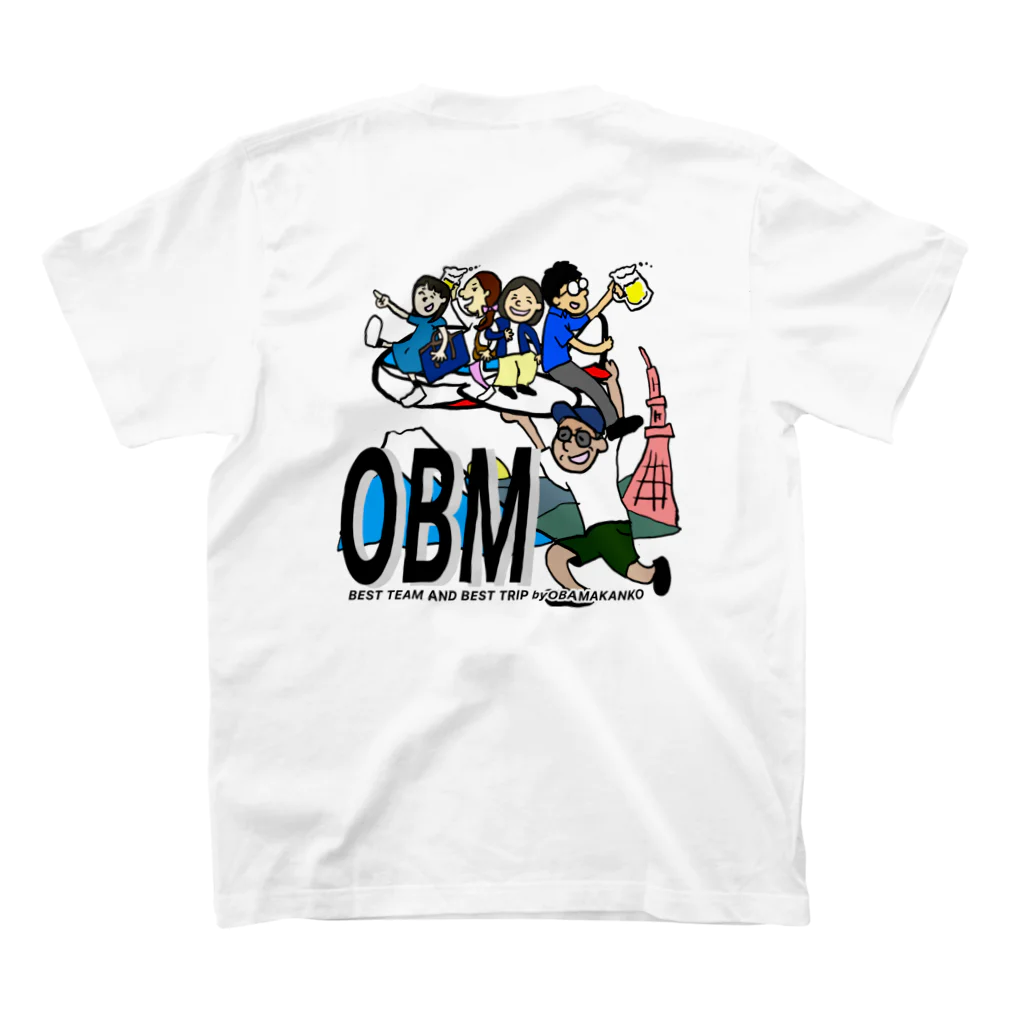 kasu_illustのOBM スタンダードTシャツの裏面