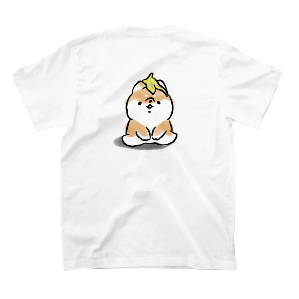 ほんわかしばいぬのほんわかしばいぬ(バナナ) スタンダードTシャツの裏面