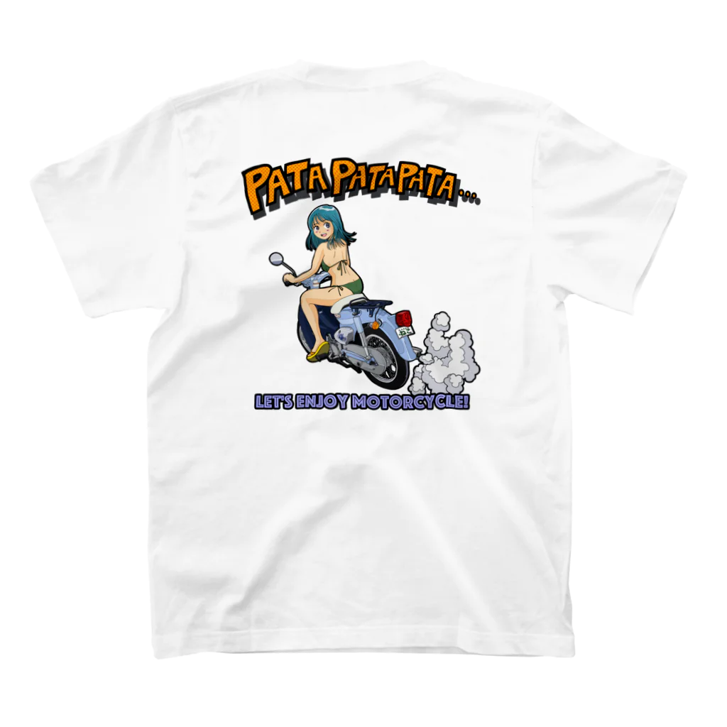 GorontaMotorsのLet's enjoy motorcycle! スタンダードTシャツの裏面