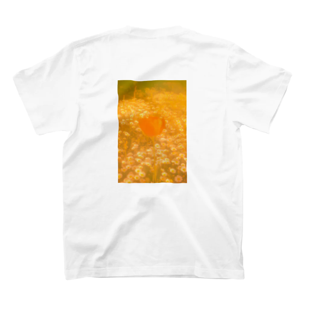 swimming_fruitsのeverything is temporary スタンダードTシャツの裏面