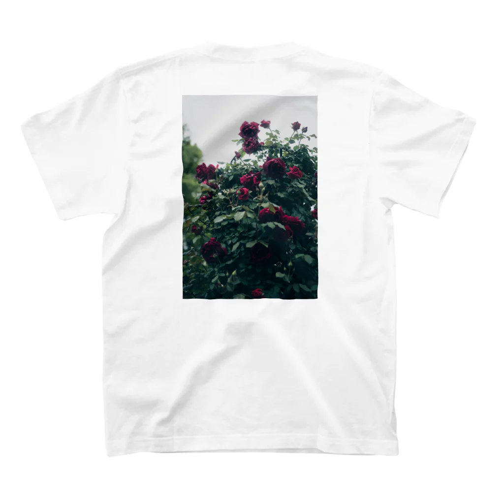 narumi_roseのPurple Rose スタンダードTシャツの裏面