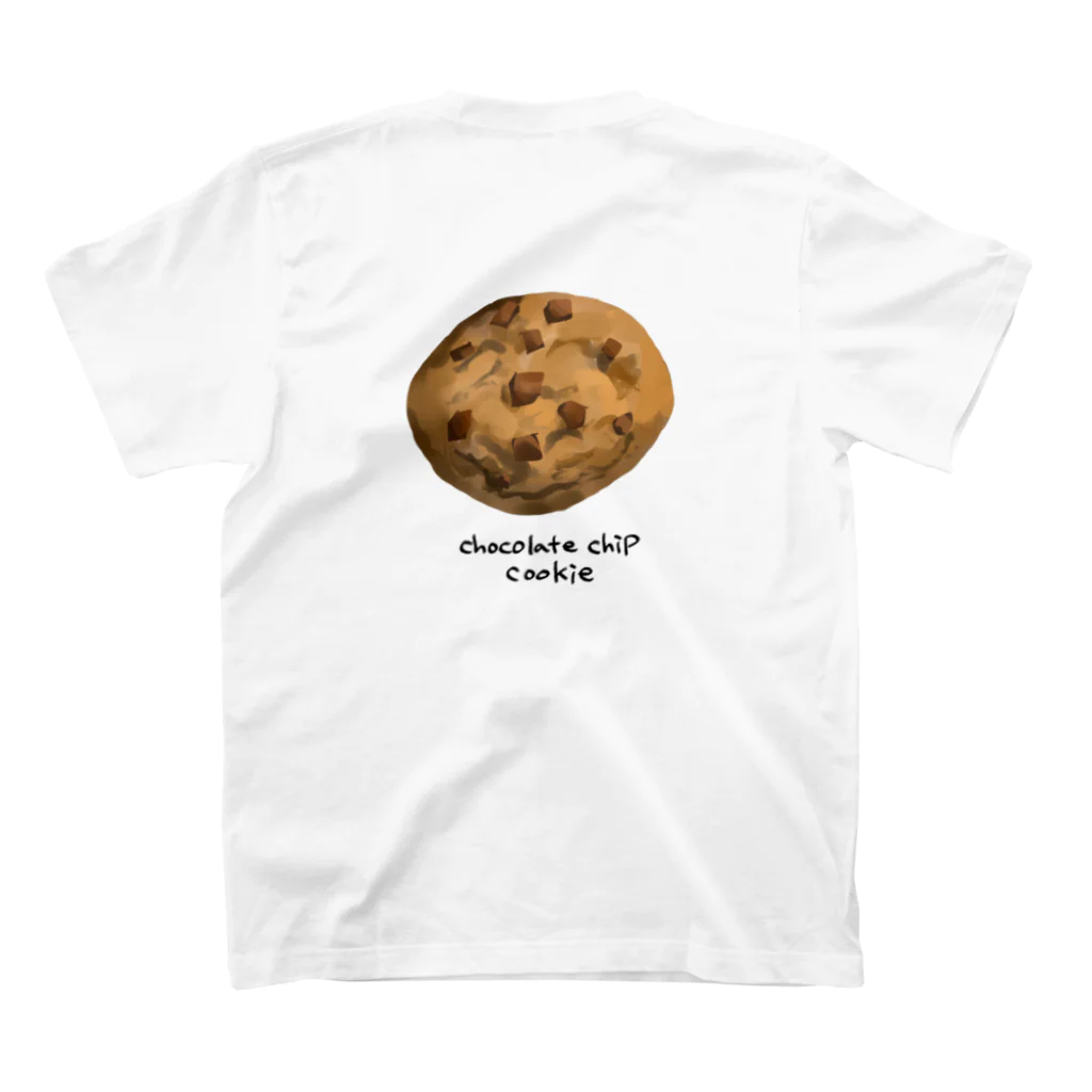 maron___のぷちシリーズ　チョコチップクッキー（バックプリントあり） スタンダードTシャツの裏面