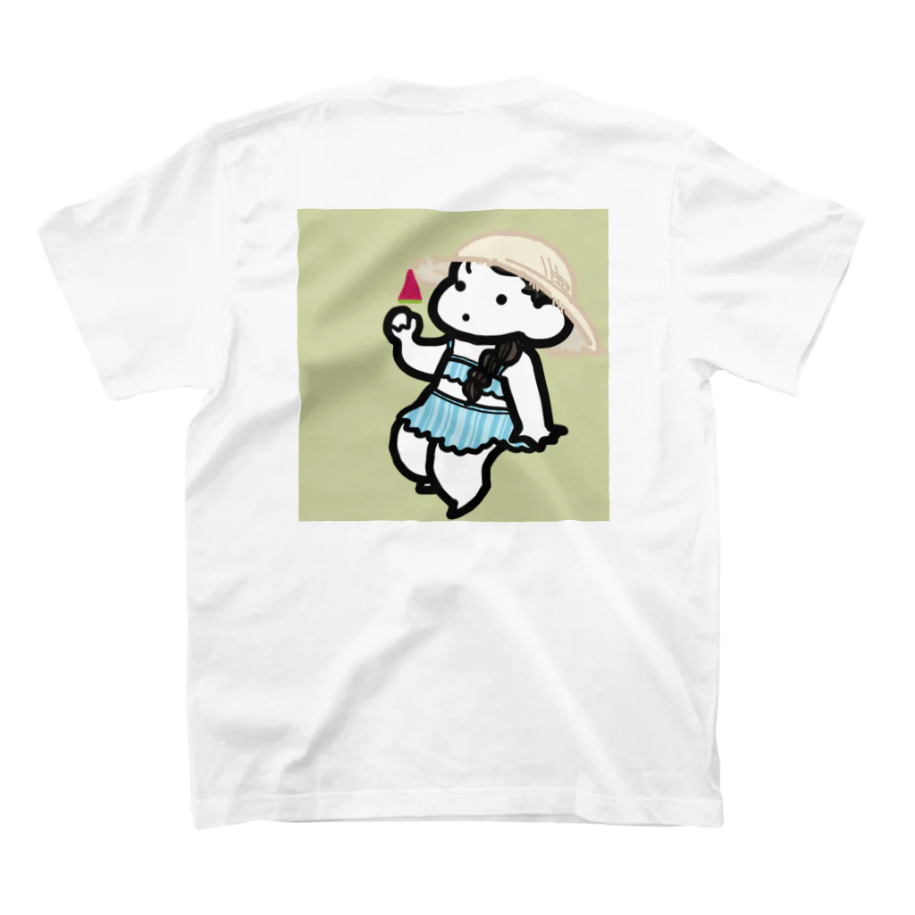 Ayaka Watanabeのスイカバーたべるよ スタンダードTシャツの裏面