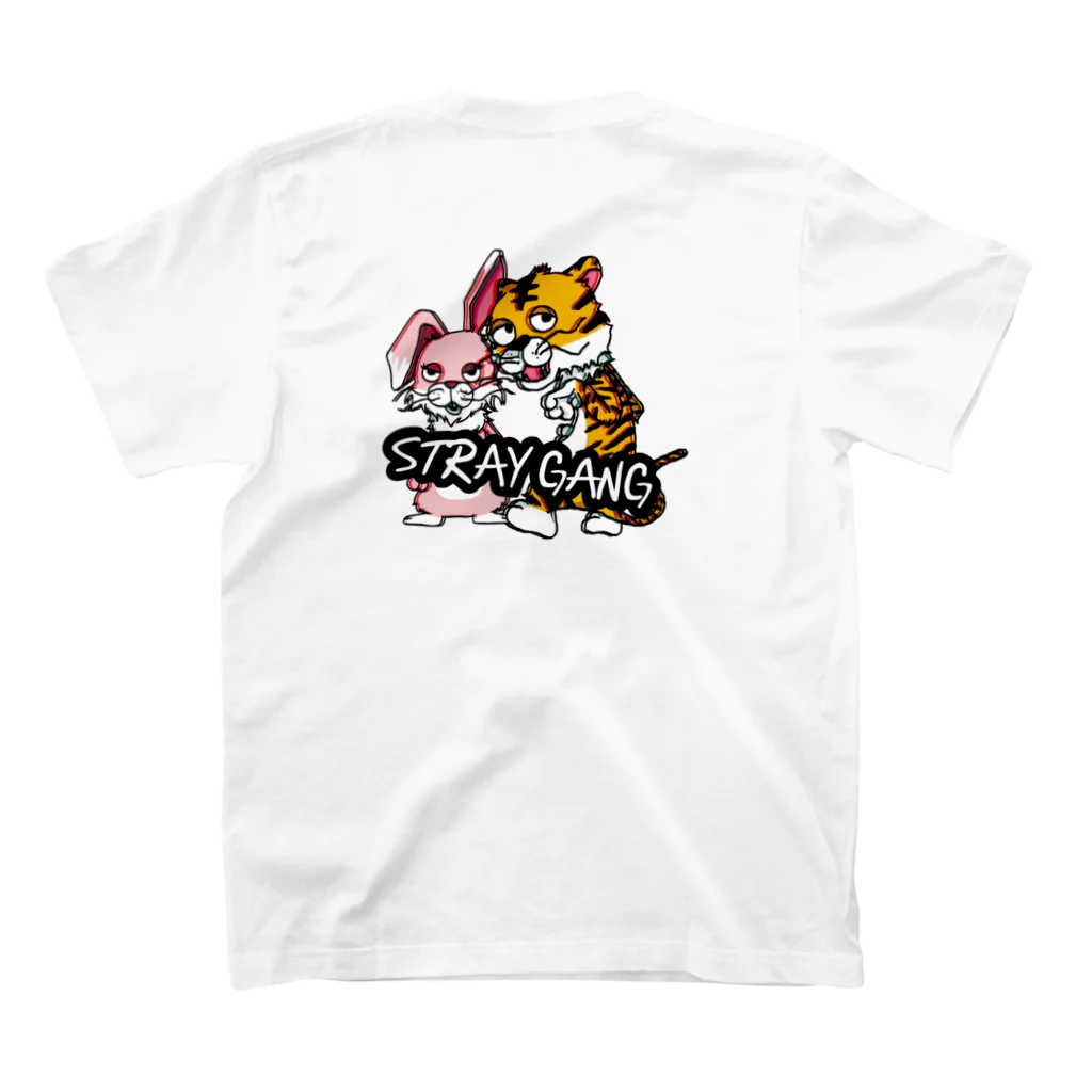 pollyのstray gang スタンダードTシャツの裏面