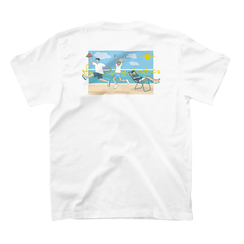 NaohiroのSUMMER VIBES GRAPHICS Regular Fit T-Shirtの裏面