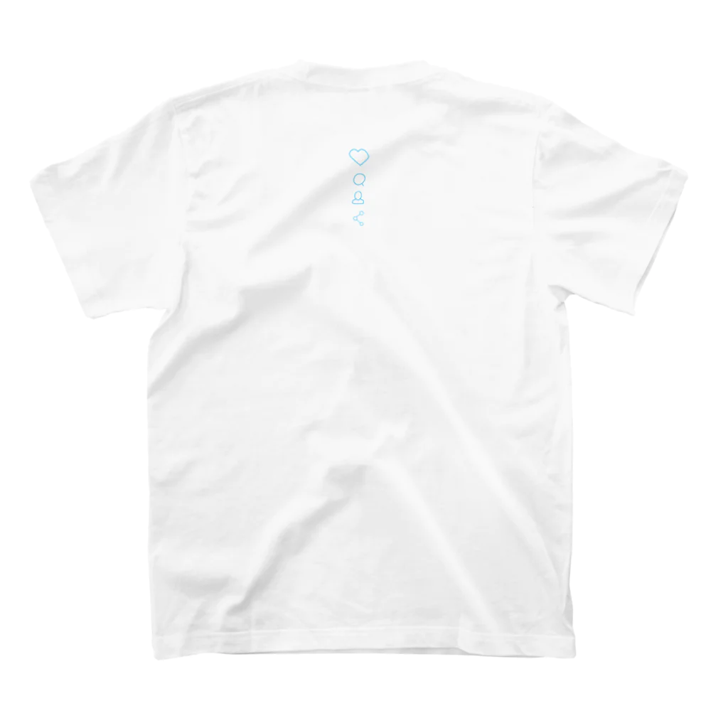 017_Yのドットゆーたんloading... Regular Fit T-Shirtの裏面