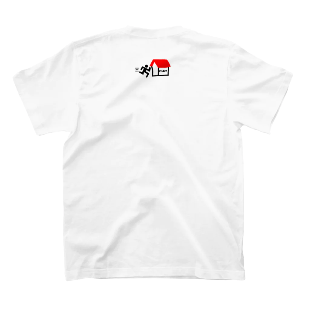 PILO31のポケベル世代 Regular Fit T-Shirtの裏面