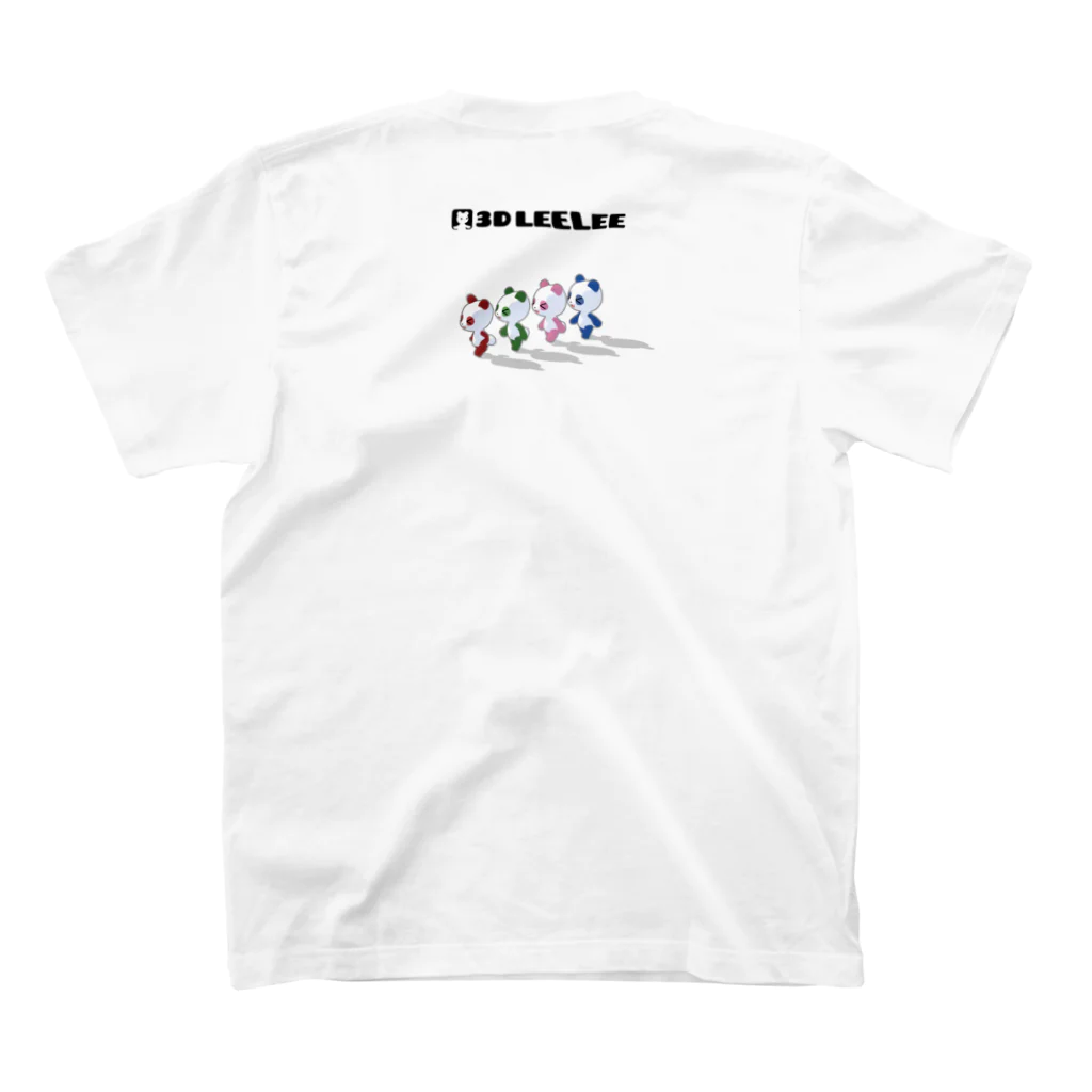 sora × 3D LEELEE Shopの交通安全 【3D LEELEE】 Regular Fit T-Shirtの裏面