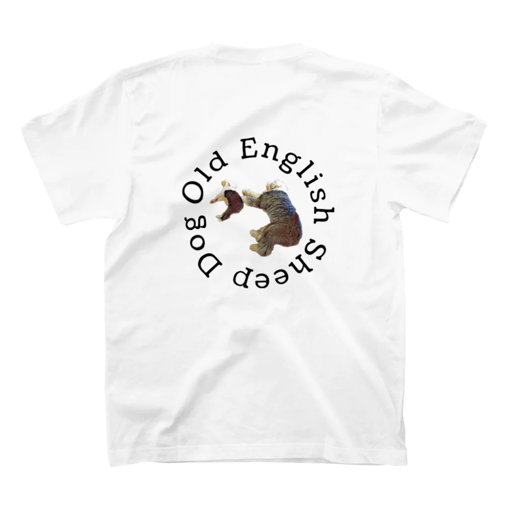 fairytailのOld English  Sheep Dog スタンダードTシャツの裏面