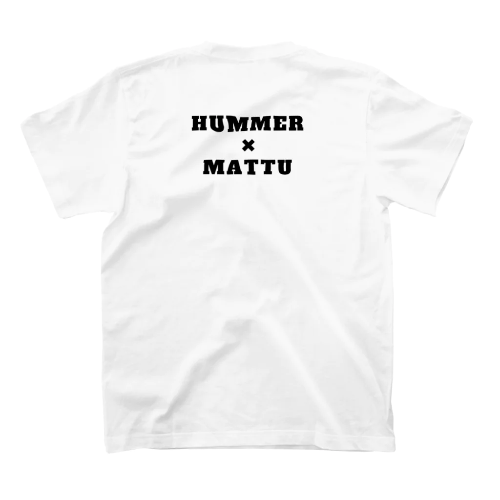 さいごーずプロレスのHUMMER×MATTU公式アイテム スタンダードTシャツの裏面