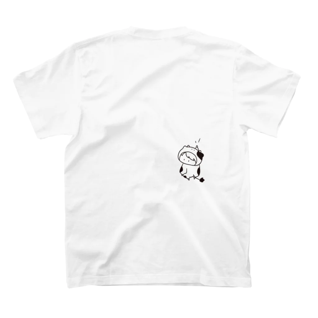 ゆるもたやのMOUMOU-裏Ｔ スタンダードTシャツの裏面