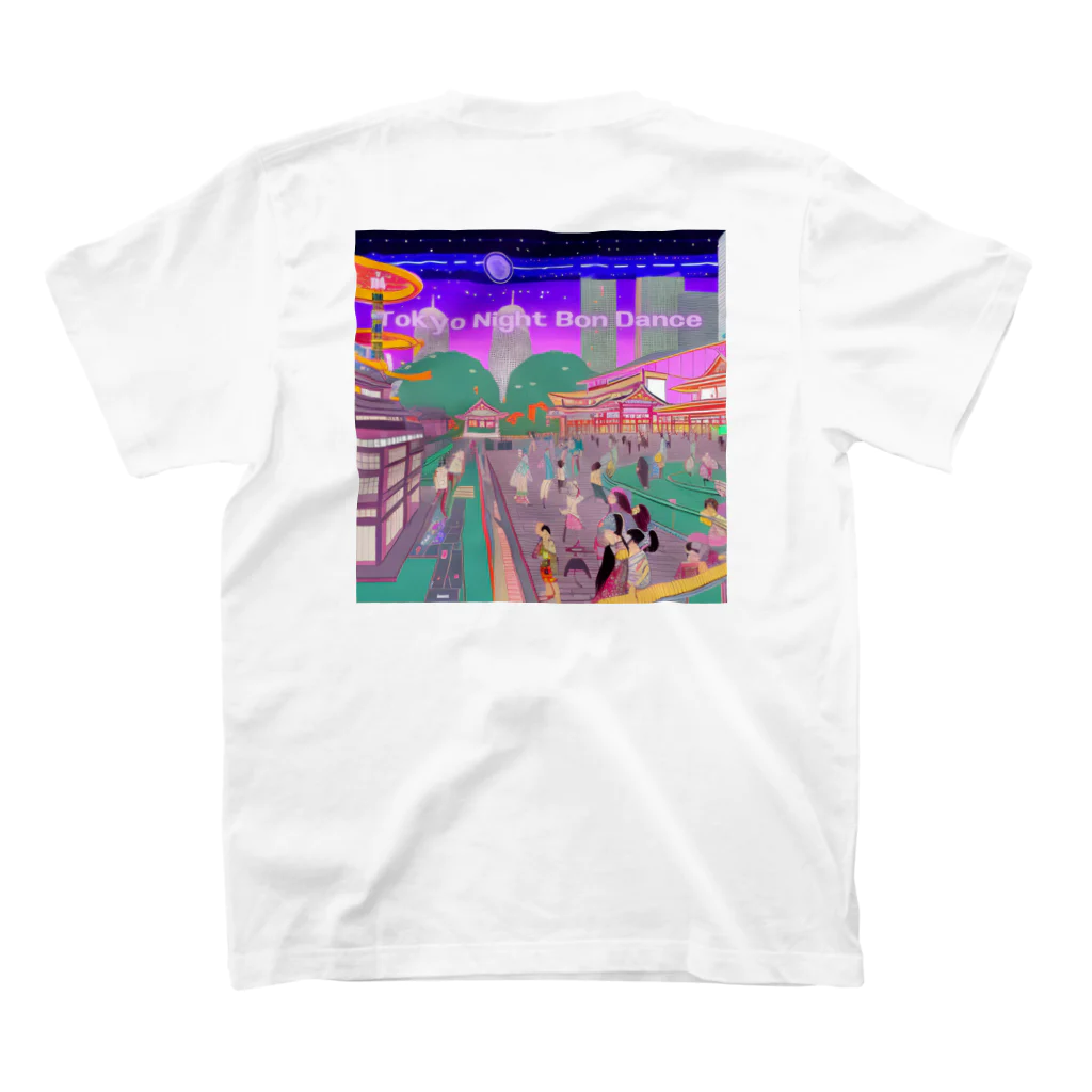 Kotoba StyleのTokyo Night Bon Dance スタンダードTシャツの裏面