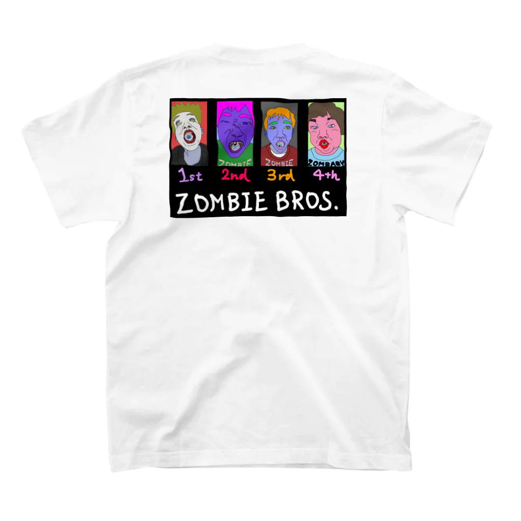 natunodai3kakuのZombie4th Regular Fit T-Shirtの裏面