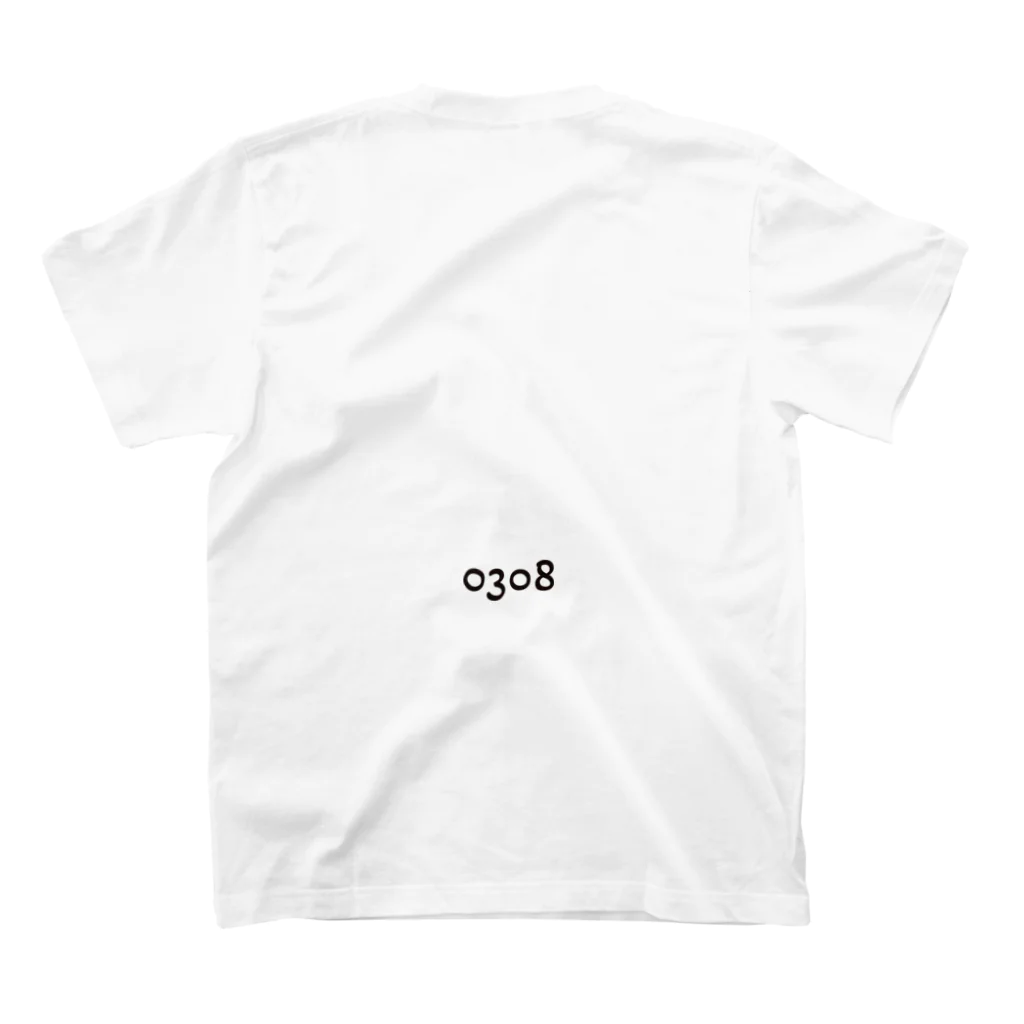 一輪屋のoooo Regular Fit T-Shirtの裏面