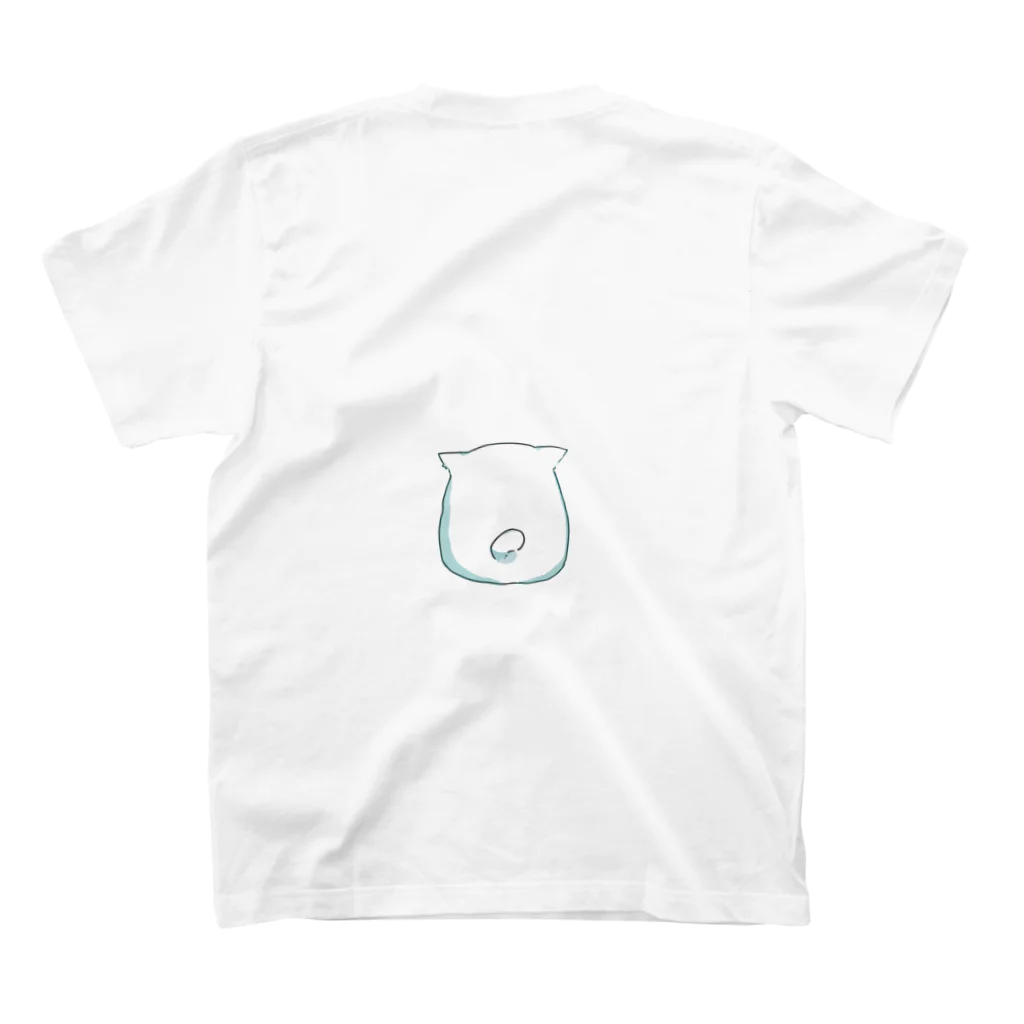 白猫Games.の白猫Games.魚 スタンダードTシャツの裏面