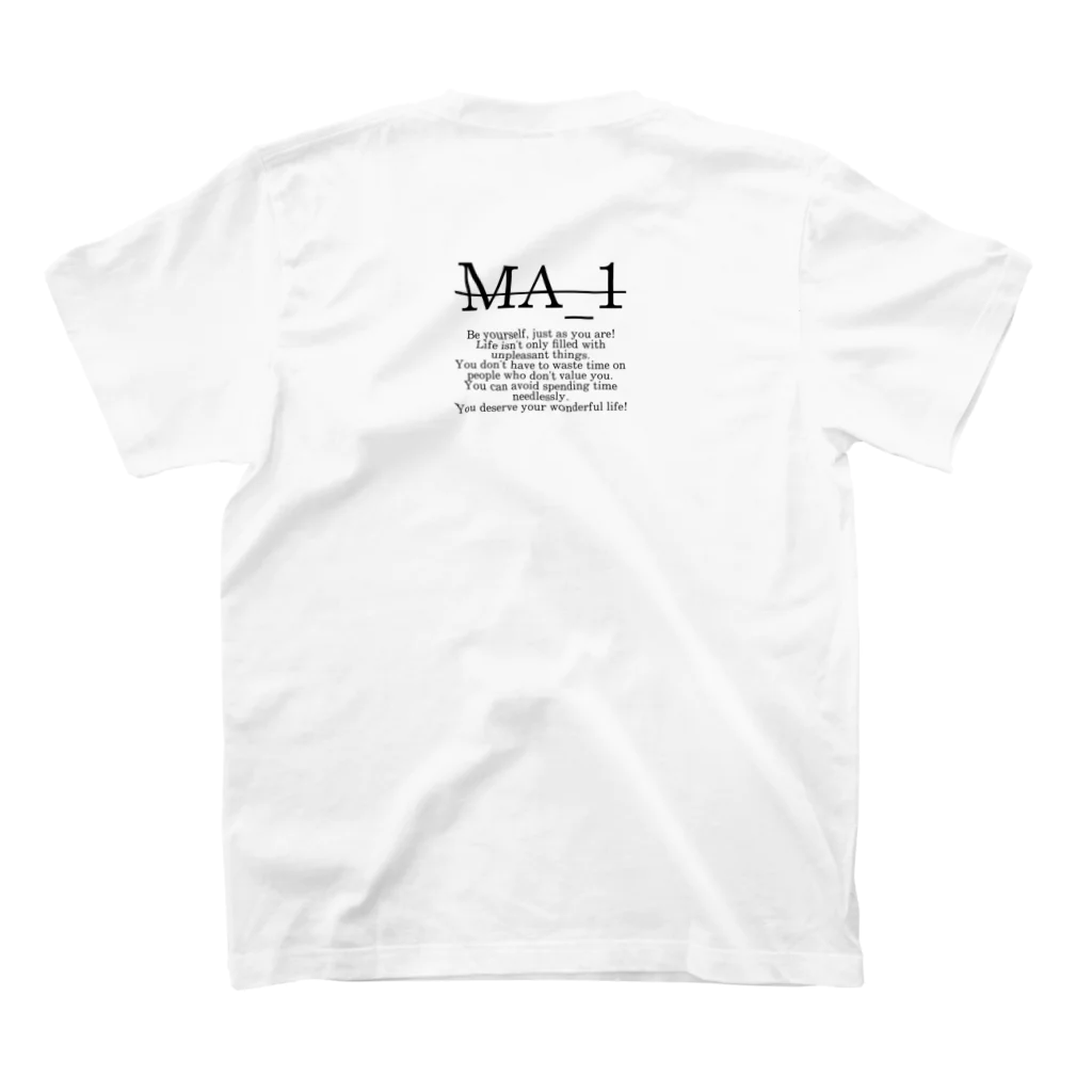 M.aphのLife スタンダードTシャツの裏面