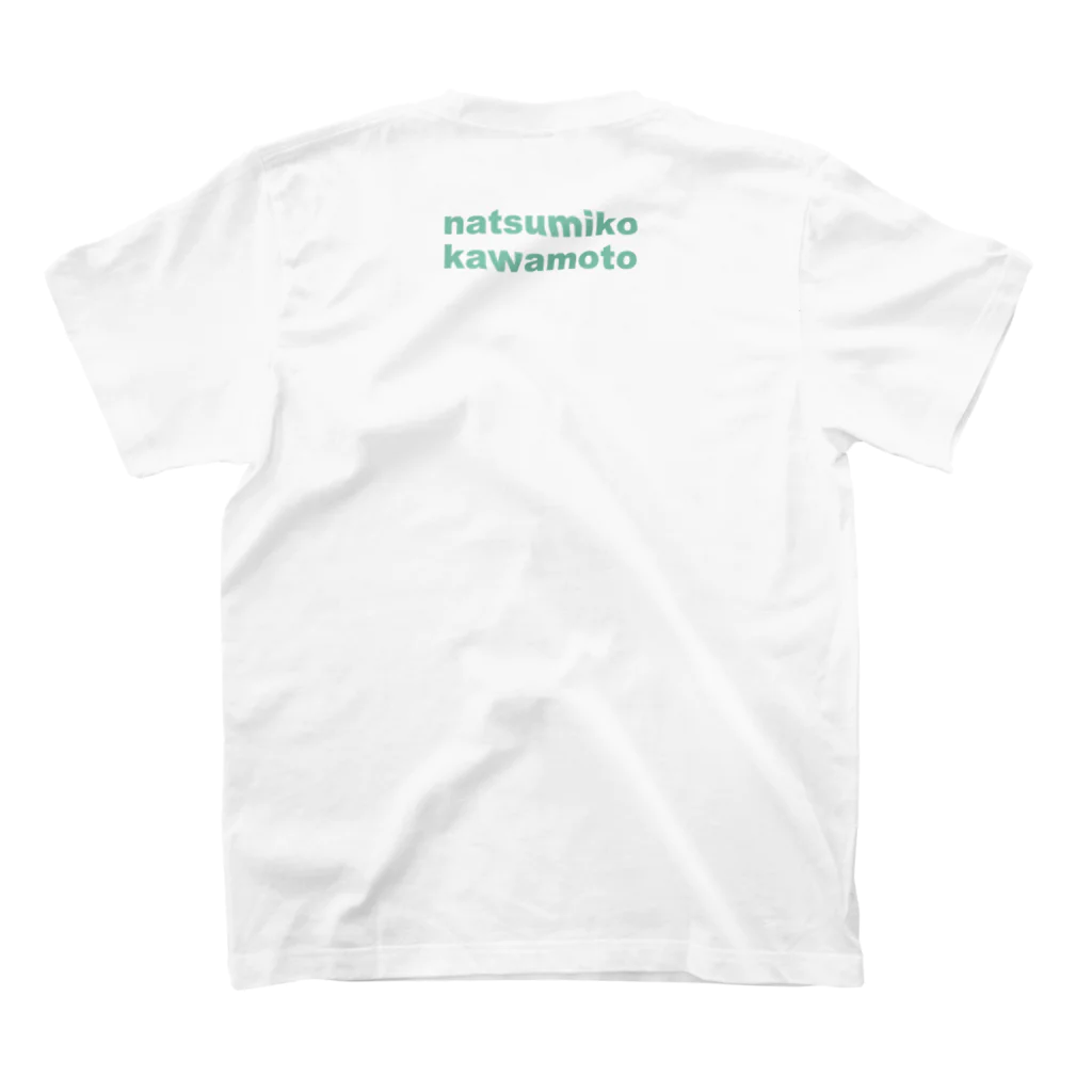 natsumiko nationの市ヶ谷サウナ部 Regular Fit T-Shirtの裏面