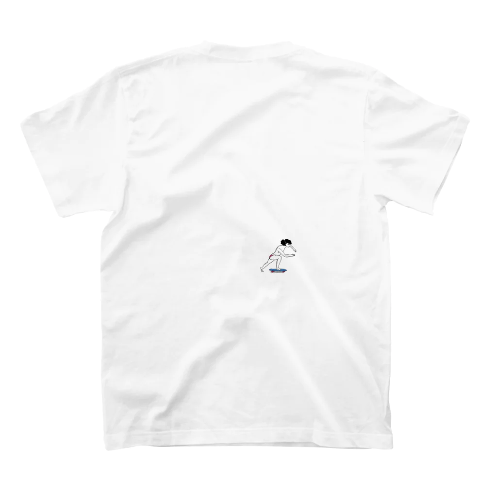 SSParisの風泳ぎ Regular Fit T-Shirtの裏面