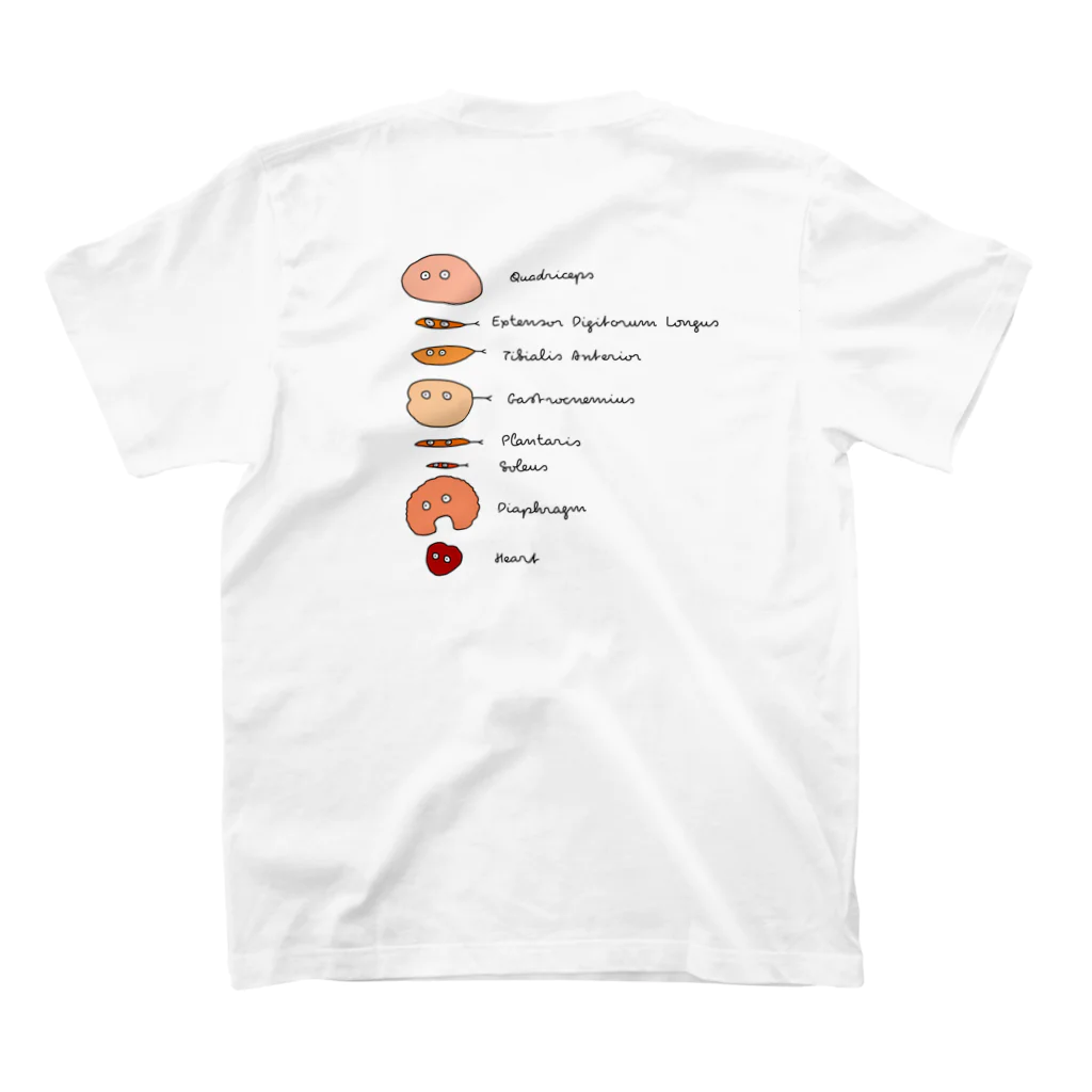 きんにくちゃんショップのきんにくちゃん Regular Fit T-Shirtの裏面