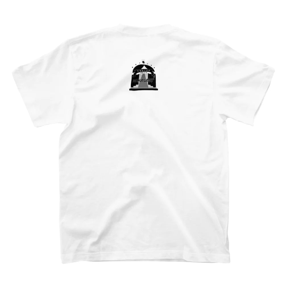 WSSFのWAKANANS' Tshirt スタンダードTシャツの裏面