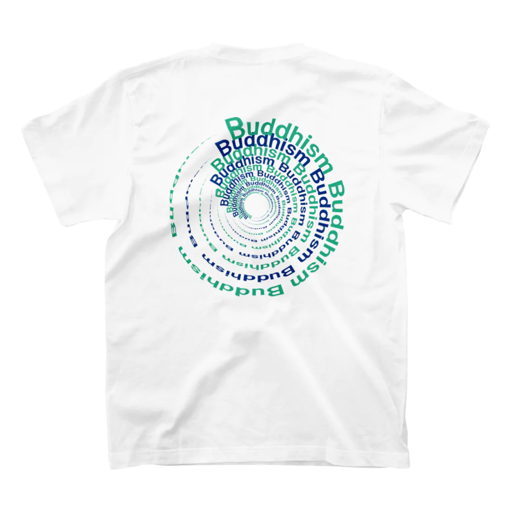 ブッディズムの螺旋Buddhism スタンダードTシャツの裏面