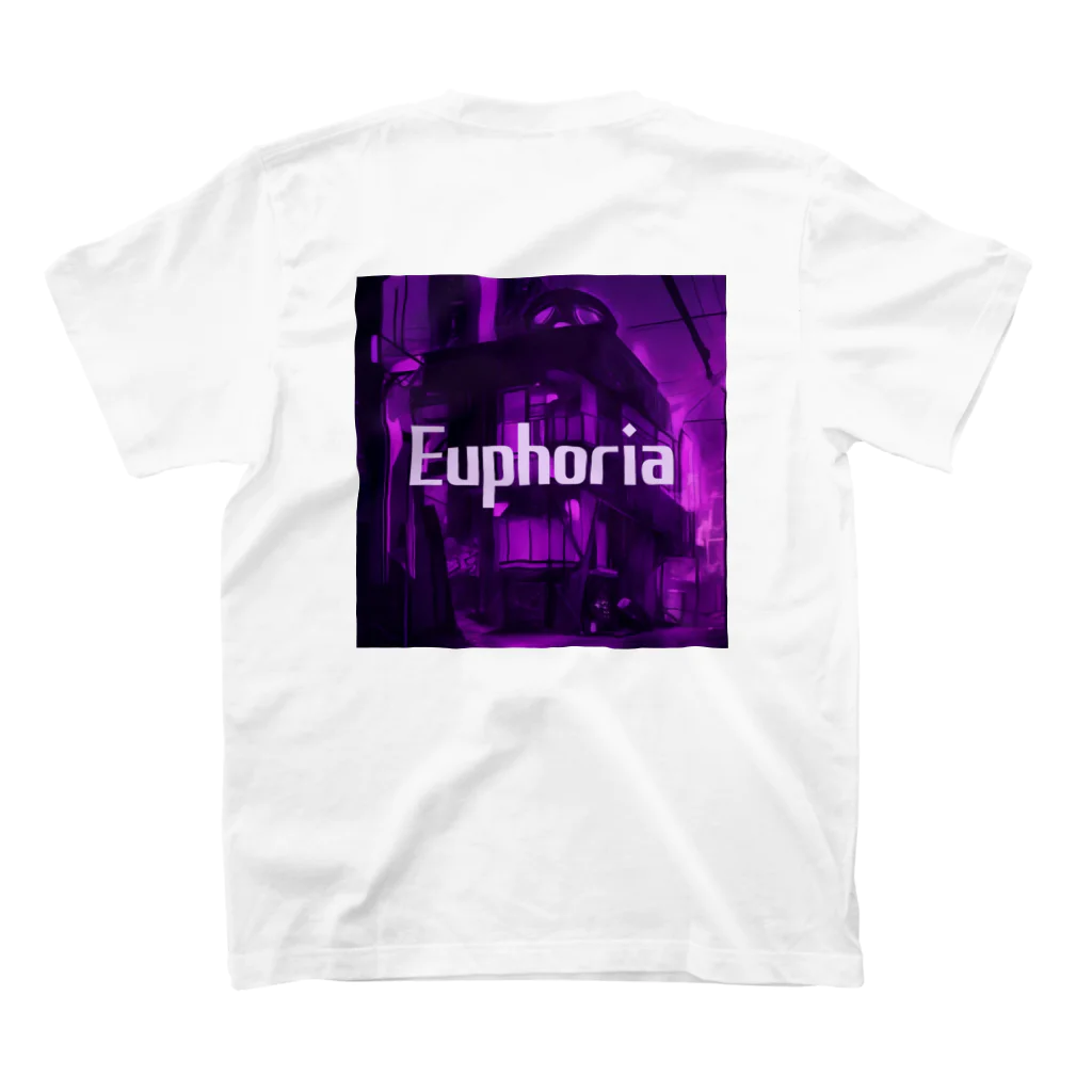 EuphoriaのEuphoria street LOGO  スタンダードTシャツの裏面