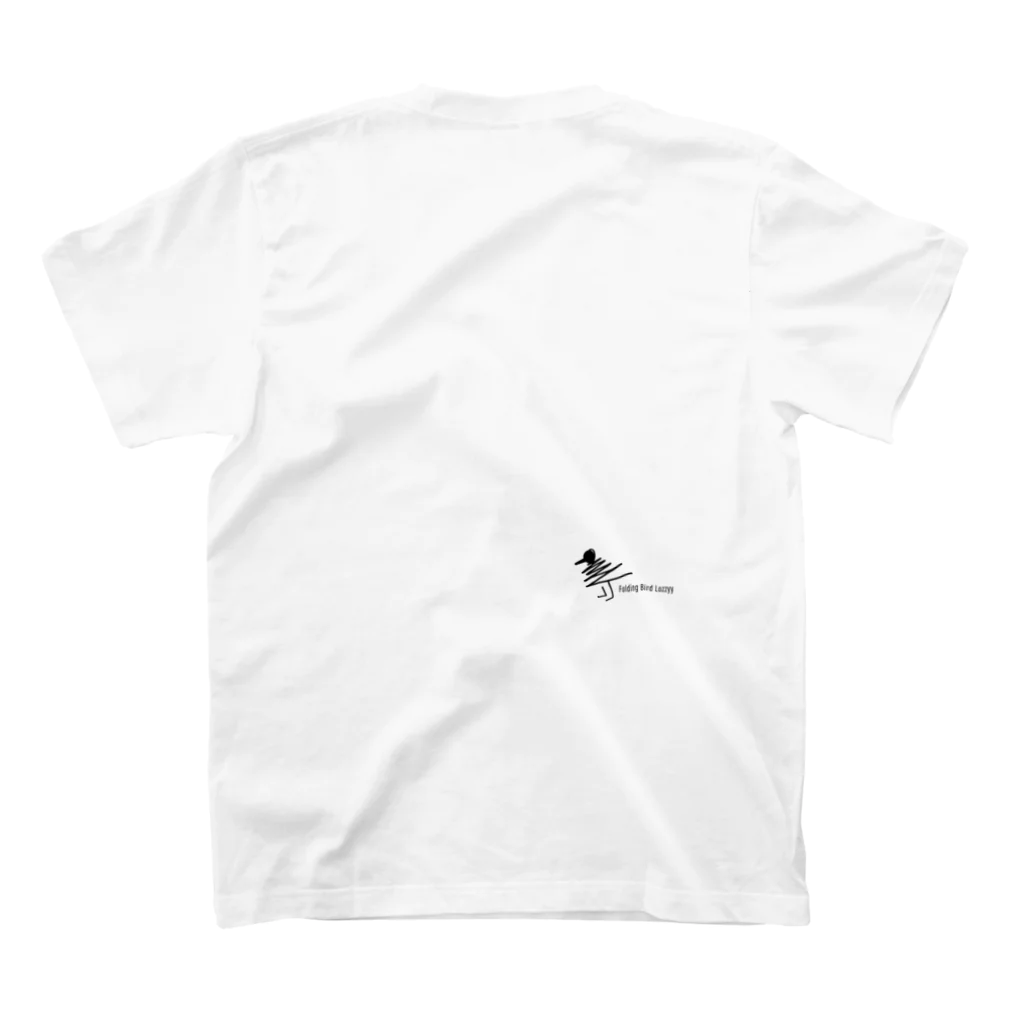 Sami Kawanishiの【背面あり】Folding Bird Lozzyy スタンダードTシャツの裏面