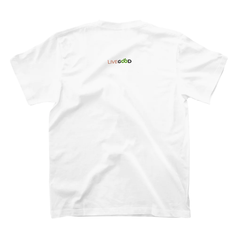 LiveGood_ShopのLiveGoodオリジナルLOGO Swag (非売品) スタンダードTシャツの裏面