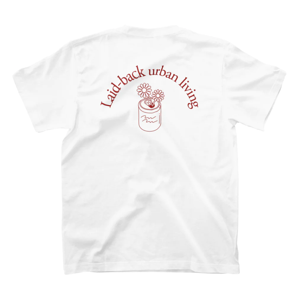 meditations のLaid back urban living スタンダードTシャツの裏面