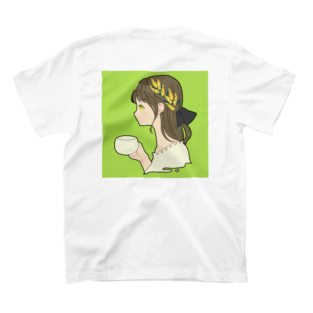 COFFEE GIRLのCoffee Girl ミモザ (コーヒーガール ミモザ) スタンダードTシャツの裏面