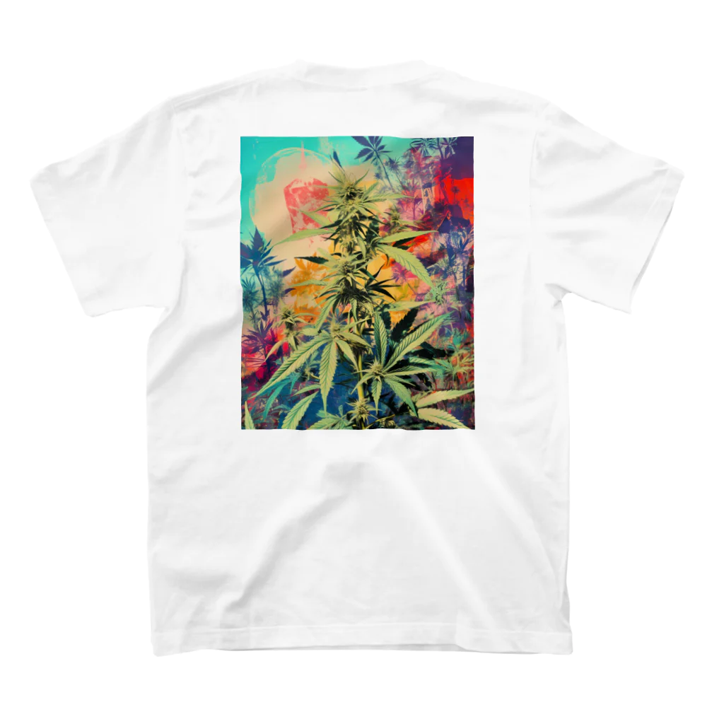 Unknown Paradiseの【Unknown Paradise】大麻草A Regular Fit T-Shirtの裏面