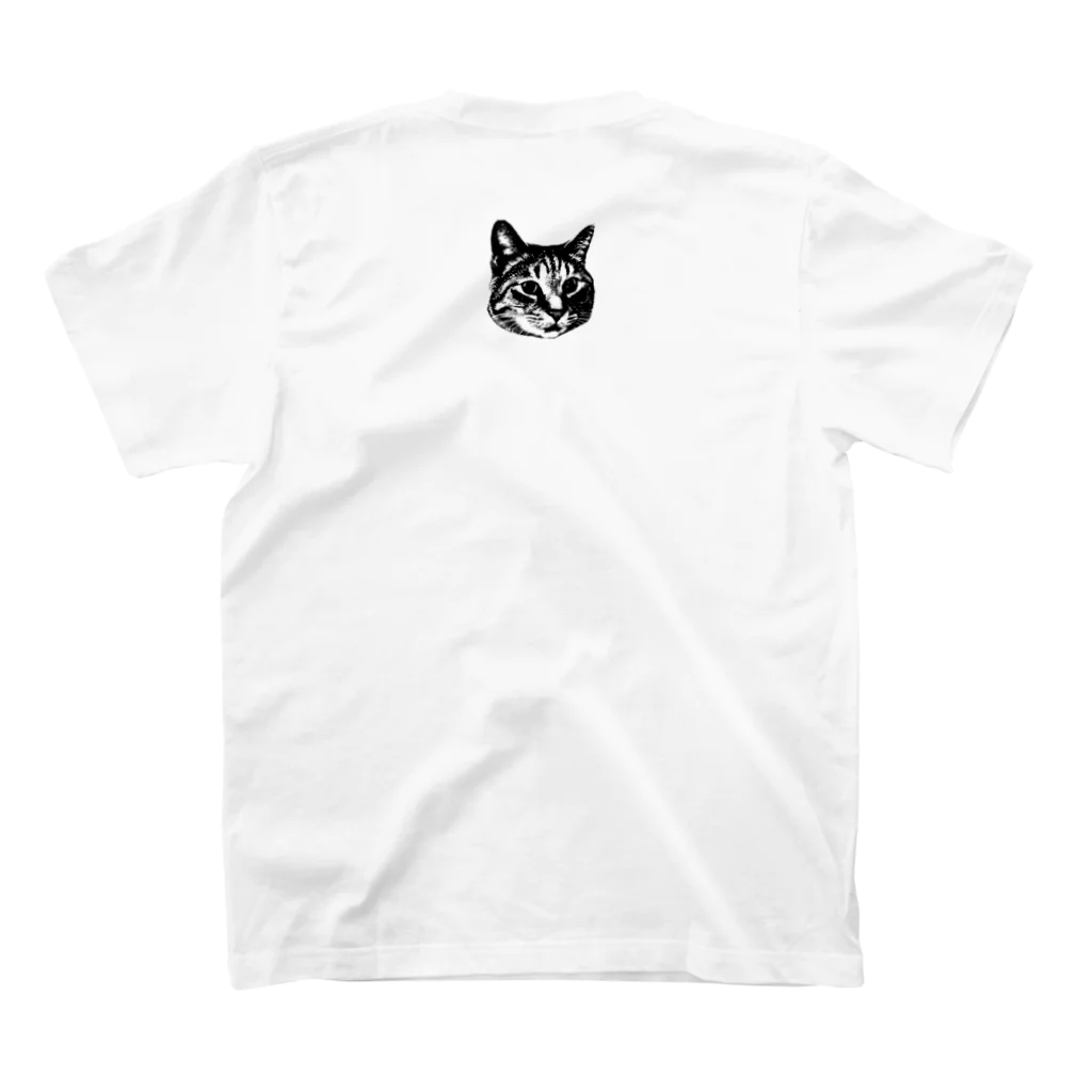 ねこびとミーティングのお店のnekobito_kiki Regular Fit T-Shirtの裏面