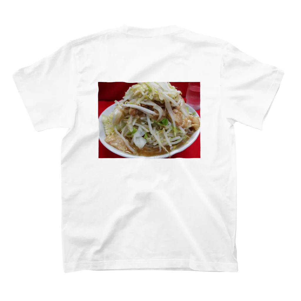 つ津Tsuのラーメン スタンダードTシャツの裏面