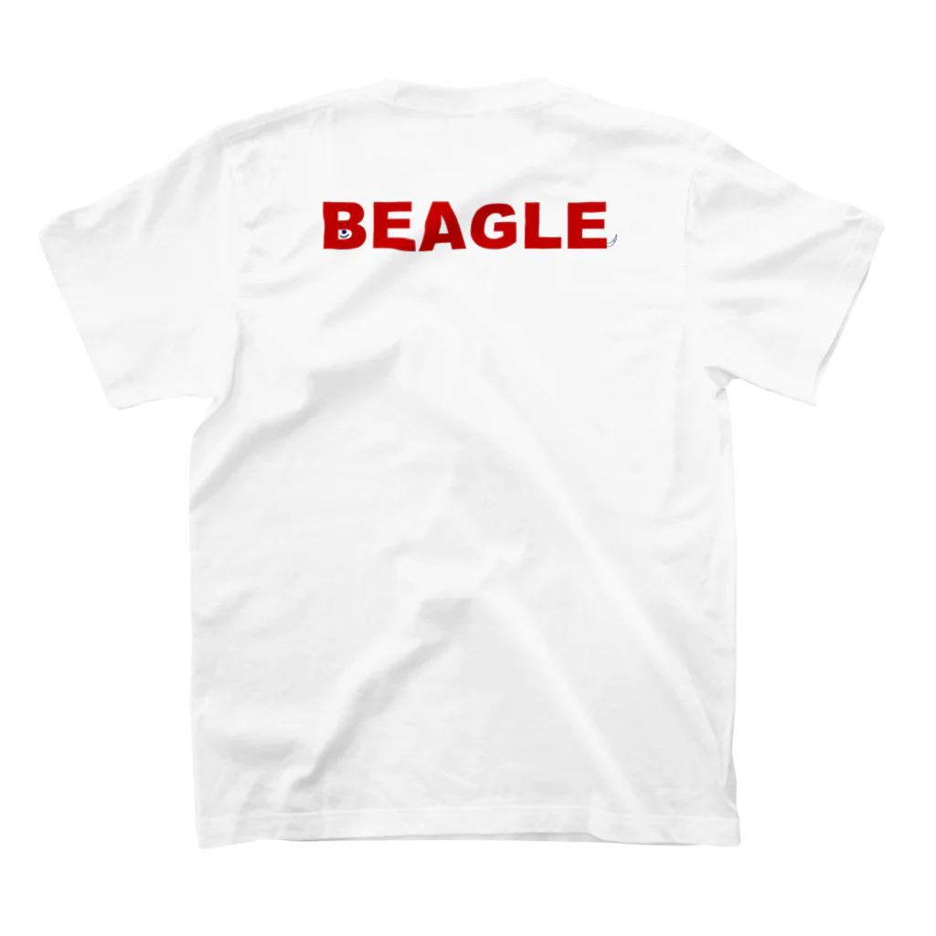 SATYの【W＆G＆P】仲良し家族BEAGLES スタンダードTシャツの裏面