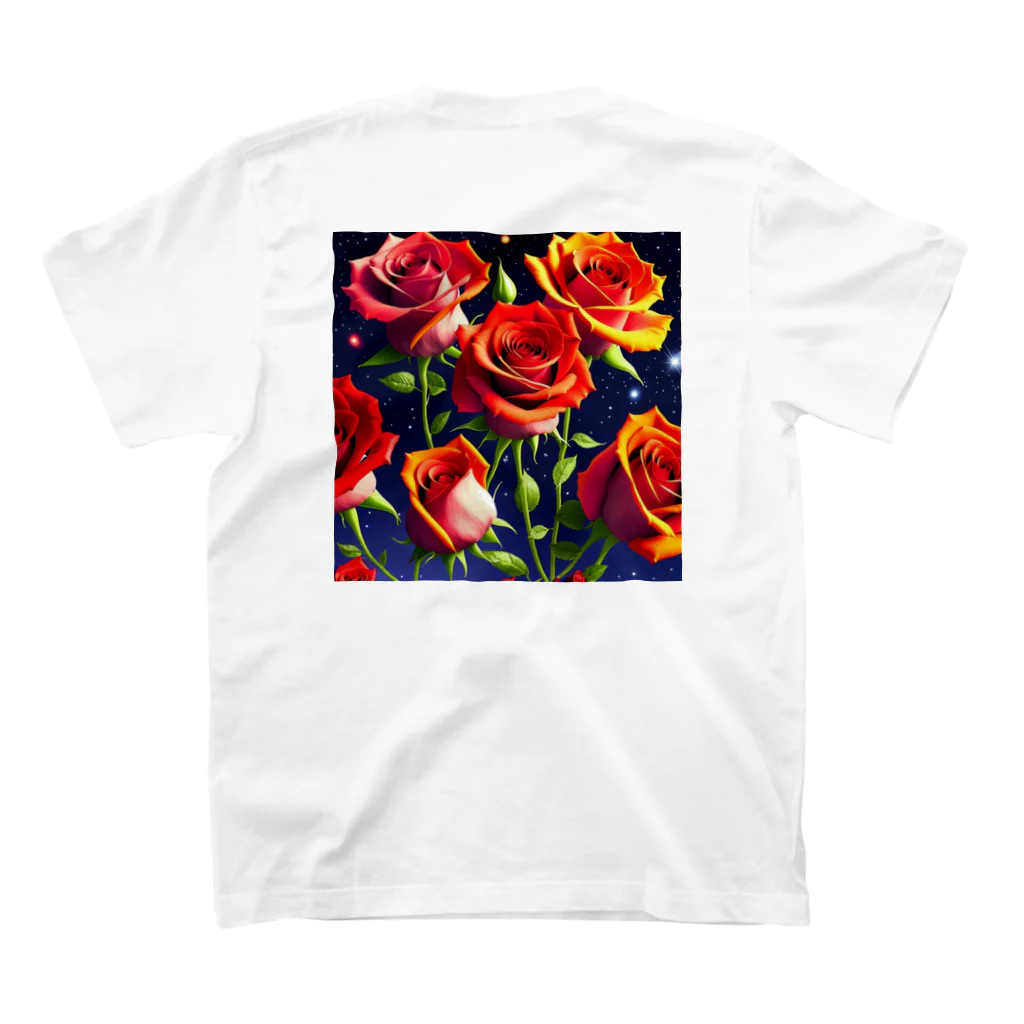 reonasdの情熱の神秘薔薇 Regular Fit T-Shirtの裏面