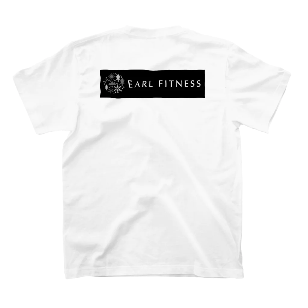 earlfitnessの北海道　ジムウェア　フィットネスジム スタンダードTシャツの裏面