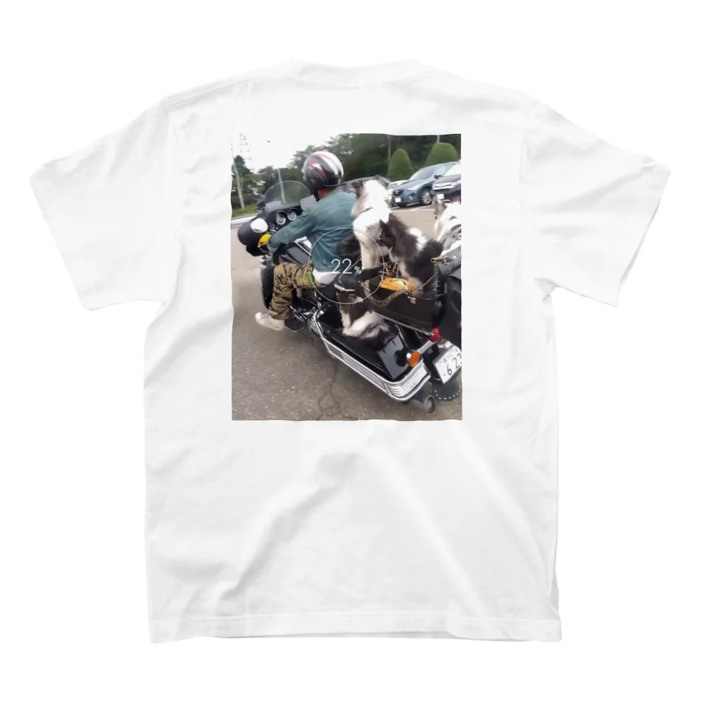 ハーレー最大最強SNOOPYのれいわ勝手連Driver&Bikers１番 Regular Fit T-Shirtの裏面