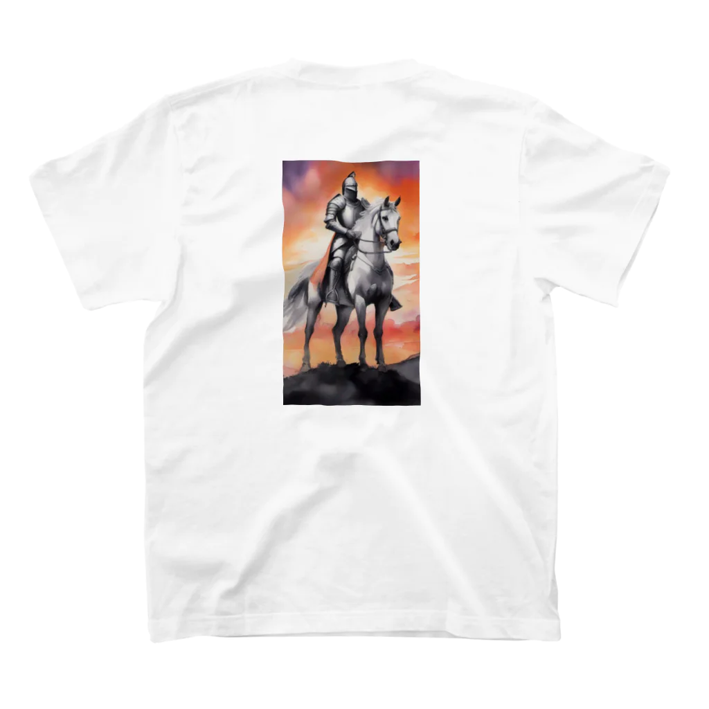-心の叫びとDiscoMusic-SHOPのあと一息… Regular Fit T-Shirtの裏面
