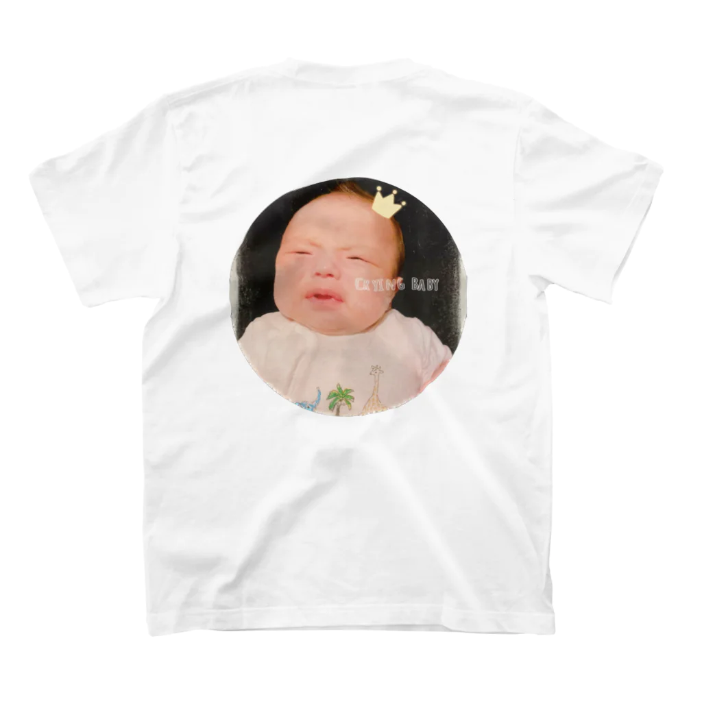 ざくざく雑貨店のCRYING BABY Regular Fit T-Shirtの裏面